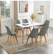 copy of Mesa de Comedor o Cocina de 120 cm Lacada Blanca 76x120x80 Cm – Alta Resistencia y Durabilidad
