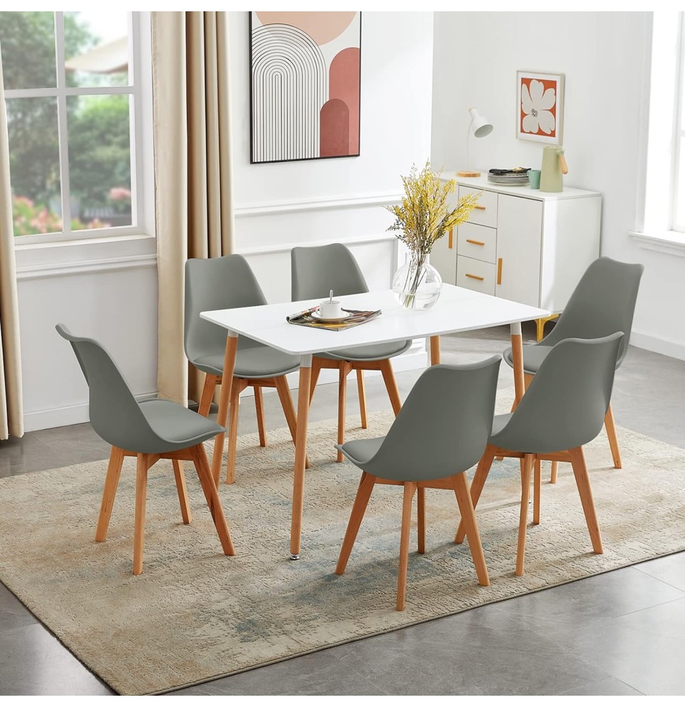 copy of Mesa de Comedor o Cocina de 120 cm Lacada Blanca 76x120x80 Cm – Alta Resistencia y Durabilidad