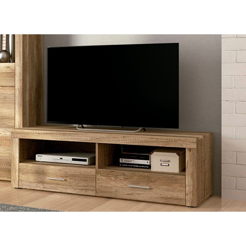Mueble de Comedor, Color Cañón, Medidas: 230 cm (Anc) x 212 cm (Al) x 41,4 cm (Fon) + Mesa Centro Elevable 45,2x100x50